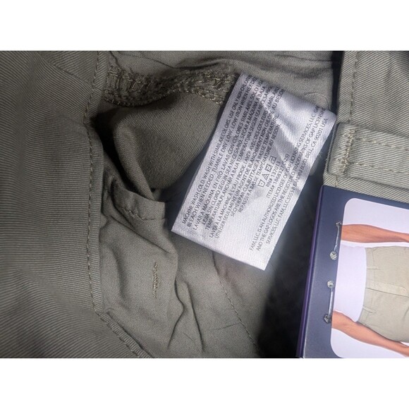 GAP Womens Slim Ankle Pants Size 4 green Stretch Cotton Chino NWT - Picture 5 of 9